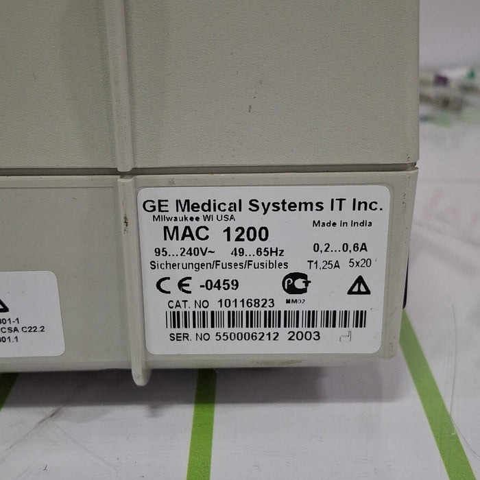GE Healthcare MAC 1200 ECG