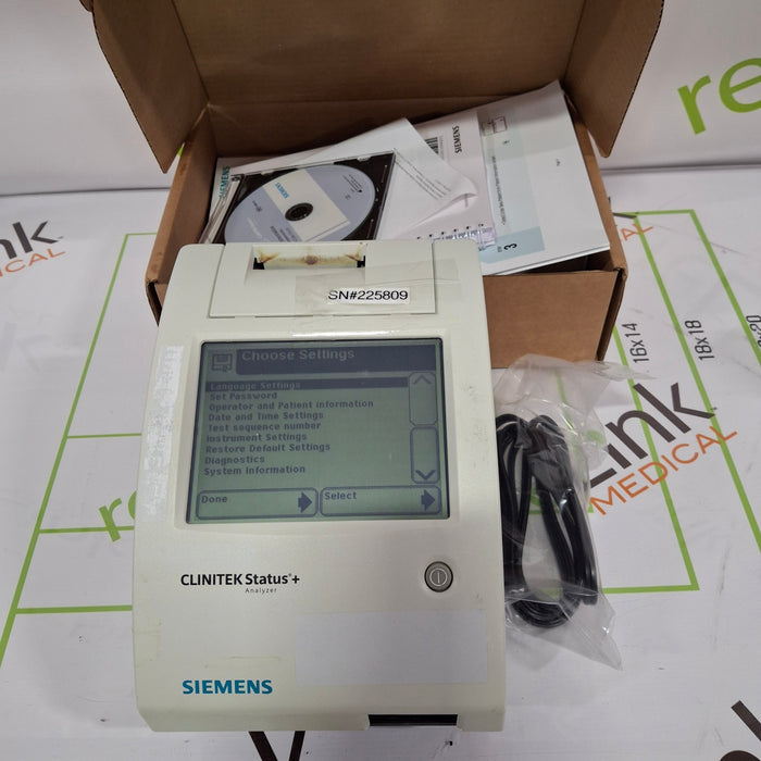 Siemens Clinitek Status + Urine Analyzer