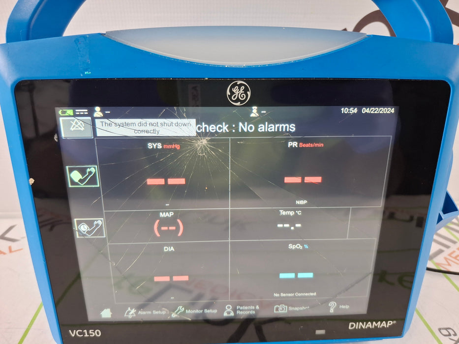 GE Healthcare Carescape VC150 Nellcor Vital Signs Monitor
