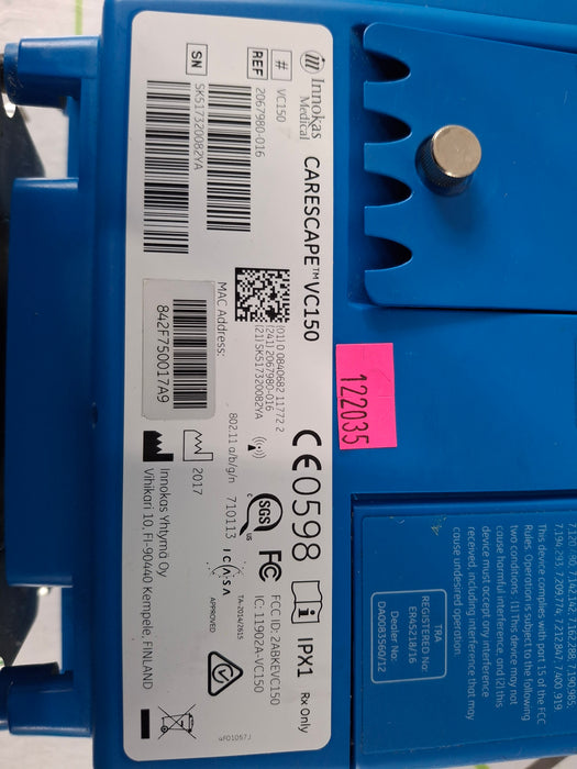 GE Healthcare Carescape VC150 Nellcor Vital Signs Monitor