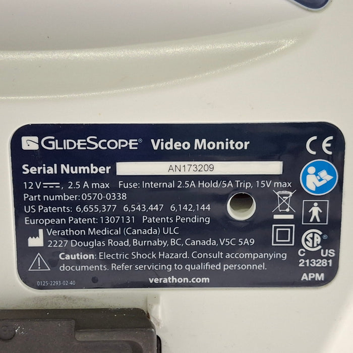 Verathon Medical, Inc Glidescope Video Laryngoscope