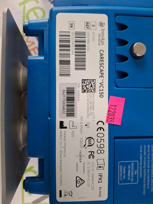 GE Healthcare Carescape VC150 Nellcor Vital Signs Monitor