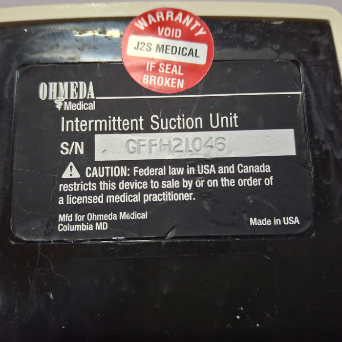 Ohmeda Medical Ohmeda Medical 200 Intermittent Suction Unit Respiratory reLink Online