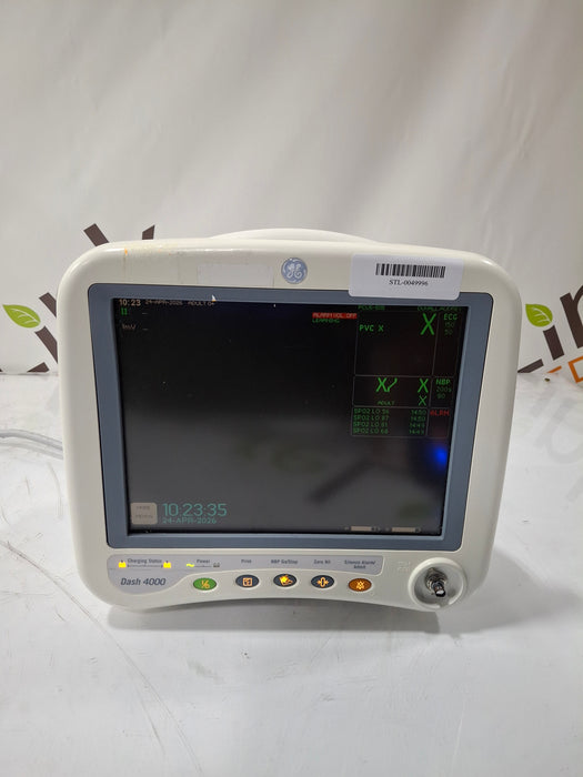 GE Healthcare Dash 4000 - GE/Nellcor SpO2 Patient Monitor