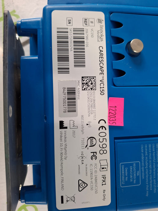 GE Healthcare Carescape VC150 Nellcor Vital Signs Monitor