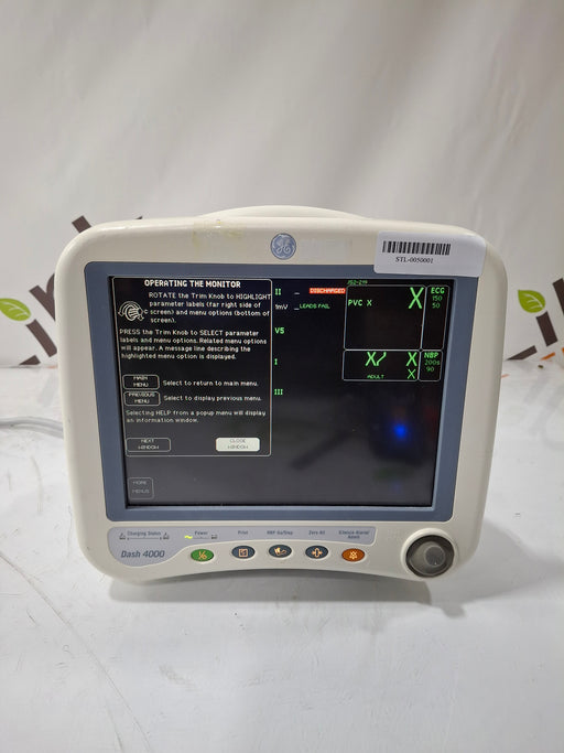 GE Healthcare GE Healthcare Dash 4000 - GE/Nellcor SpO2 Patient Monitor Patient Monitors reLink Online