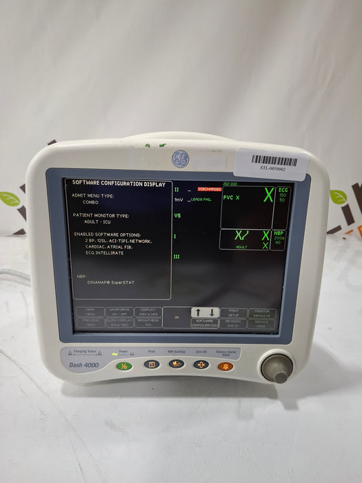 GE Healthcare Dash 4000 - GE/Nellcor SpO2 Patient Monitor