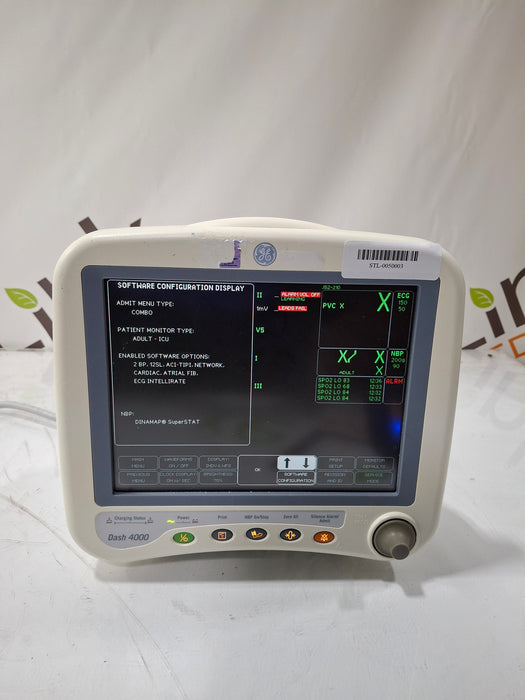 GE Healthcare Dash 4000 - GE/Nellcor SpO2 Patient Monitor