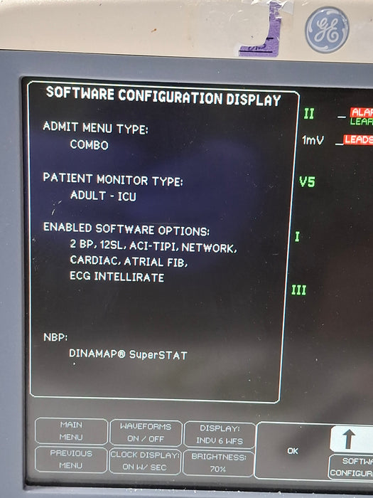GE Healthcare Dash 4000 - GE/Nellcor SpO2 Patient Monitor