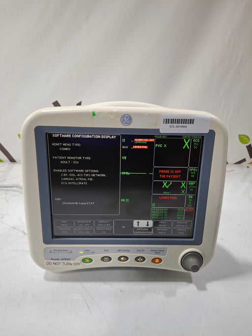 GE Healthcare GE Healthcare Dash 4000 - GE/Nellcor SpO2 Patient Monitor Patient Monitors reLink Online