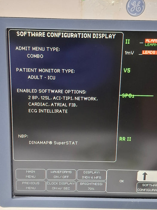 GE Healthcare Dash 4000 - GE/Nellcor SpO2 Patient Monitor