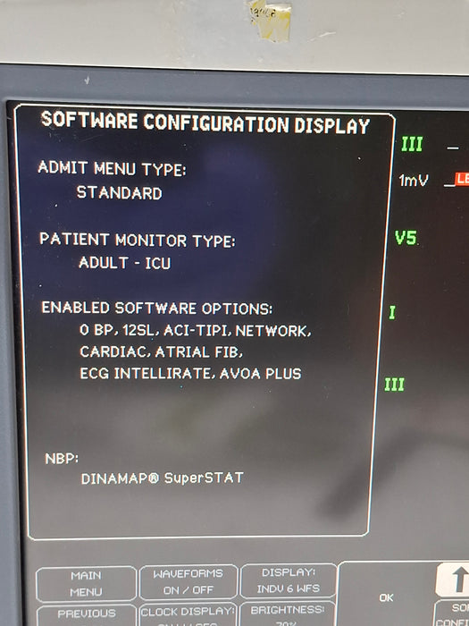 GE Healthcare Dash 4000 - GE/Nellcor SpO2 Patient Monitor