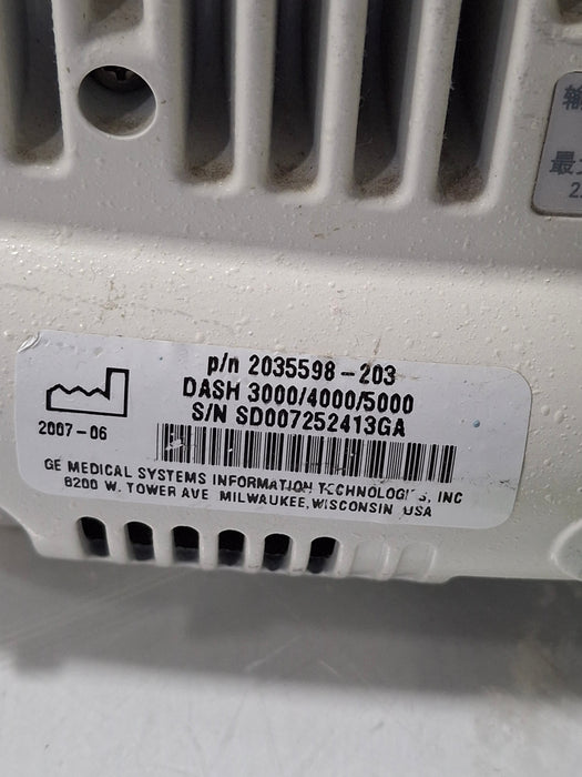 GE Healthcare Dash 4000 - GE/Nellcor SpO2 Patient Monitor