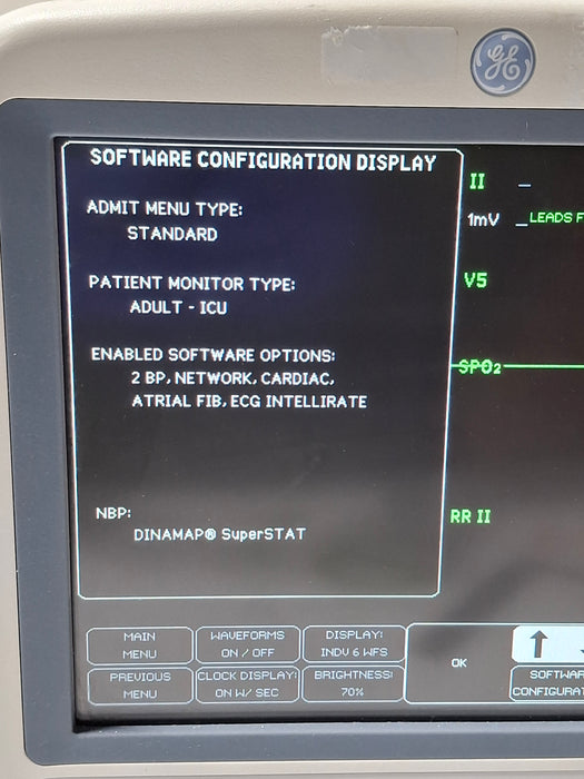 GE Healthcare Dash 4000 - GE/Nellcor SpO2 Patient Monitor