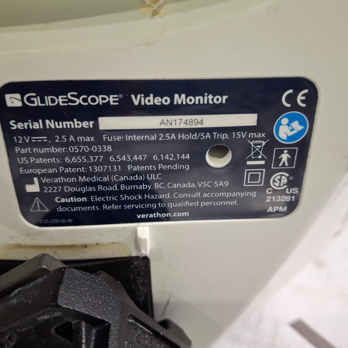Verathon Medical, Inc Glidescope Video Laryngoscope