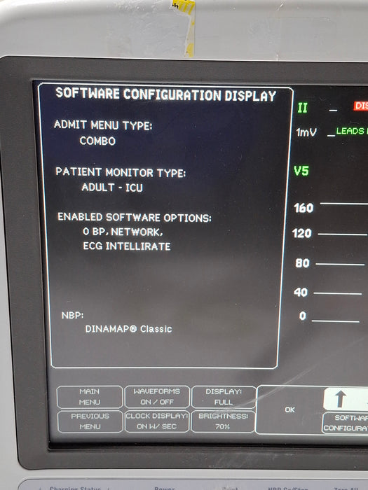 GE Healthcare Dash 4000 - Masimo SpO2 Patient Monitor