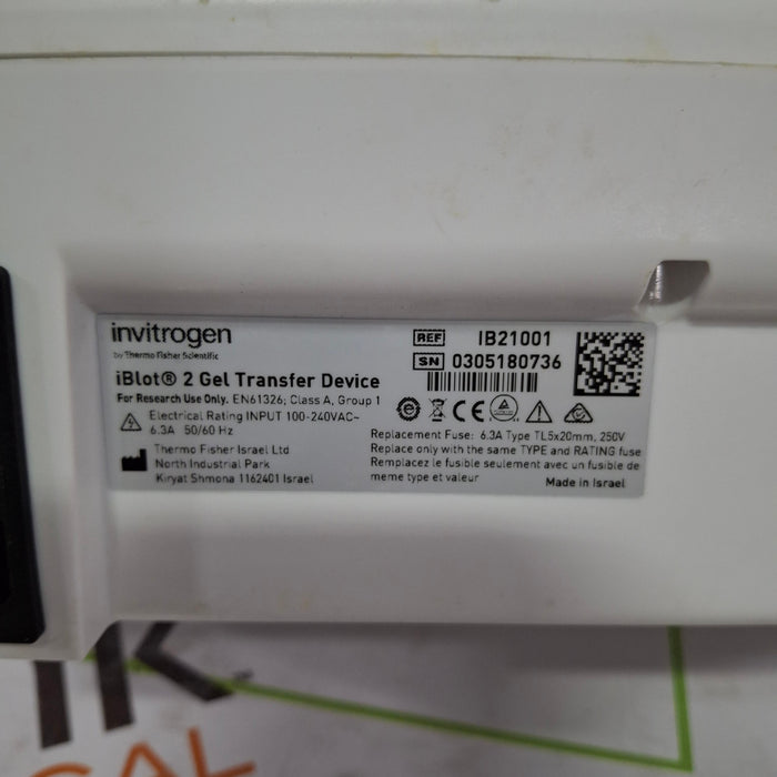 Life Technologies iBlot 2 Gel Transfer Device