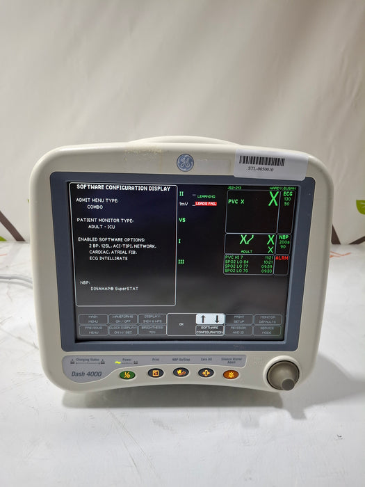GE Healthcare Dash 4000 - GE/Nellcor SpO2 Patient Monitor
