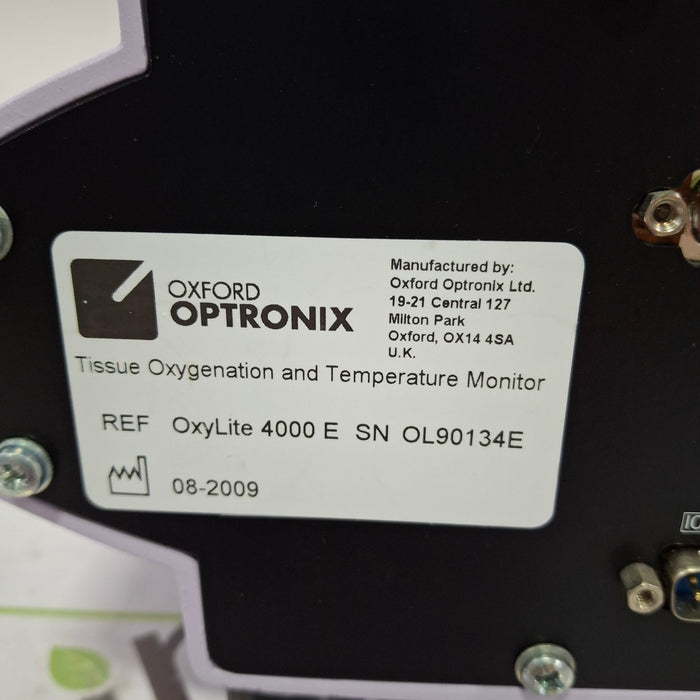 Oxford Optronix Oxylite 4000 E Tissue Oxygenation & Temperature Monitor