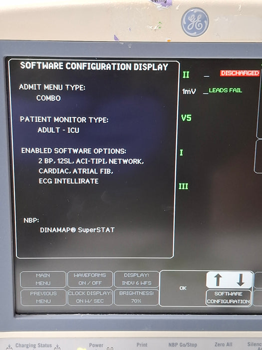 GE Healthcare Dash 4000 - GE/Nellcor SpO2 Patient Monitor