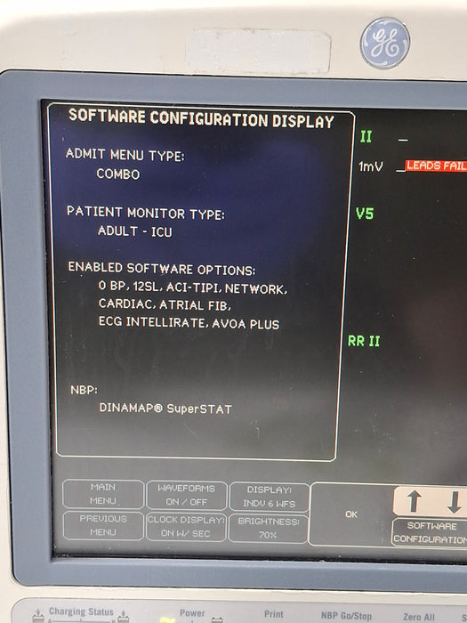 GE Healthcare Dash 4000 - GE/Nellcor SpO2 Patient Monitor