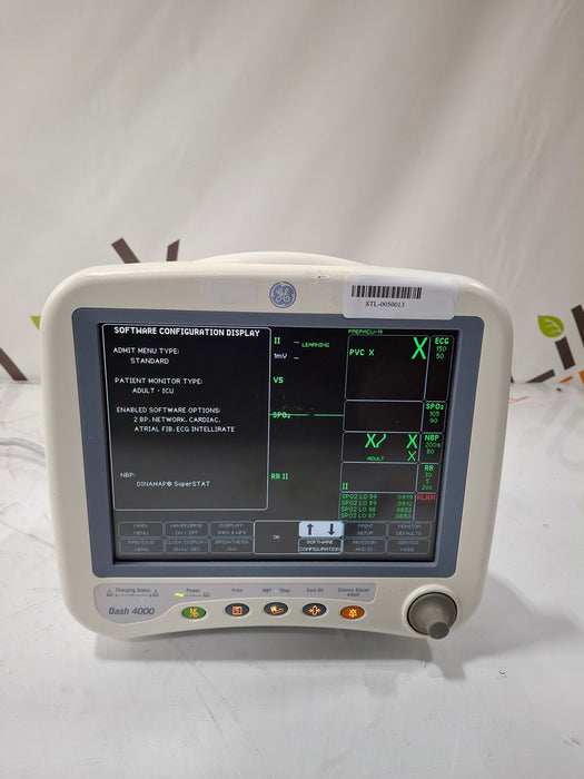 GE Healthcare Dash 4000 - GE/Nellcor SpO2 Patient Monitor