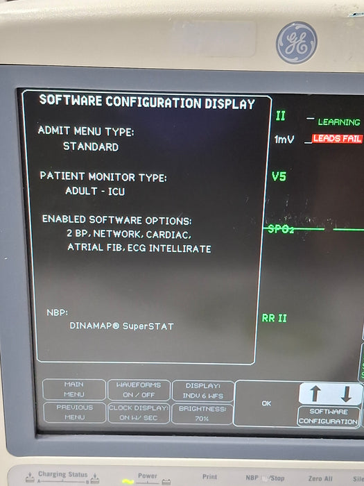 GE Healthcare Dash 4000 - GE/Nellcor SpO2 Patient Monitor