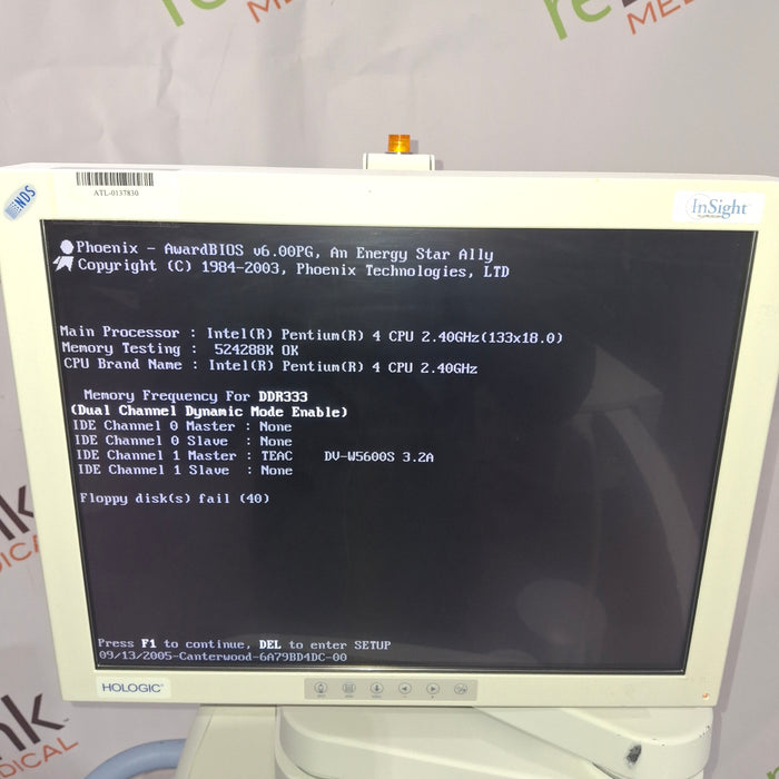 Hologic, Inc. Hologic, Inc. Fluoroscan InSight 2 C-Arm C-Arms & Tables reLink Online