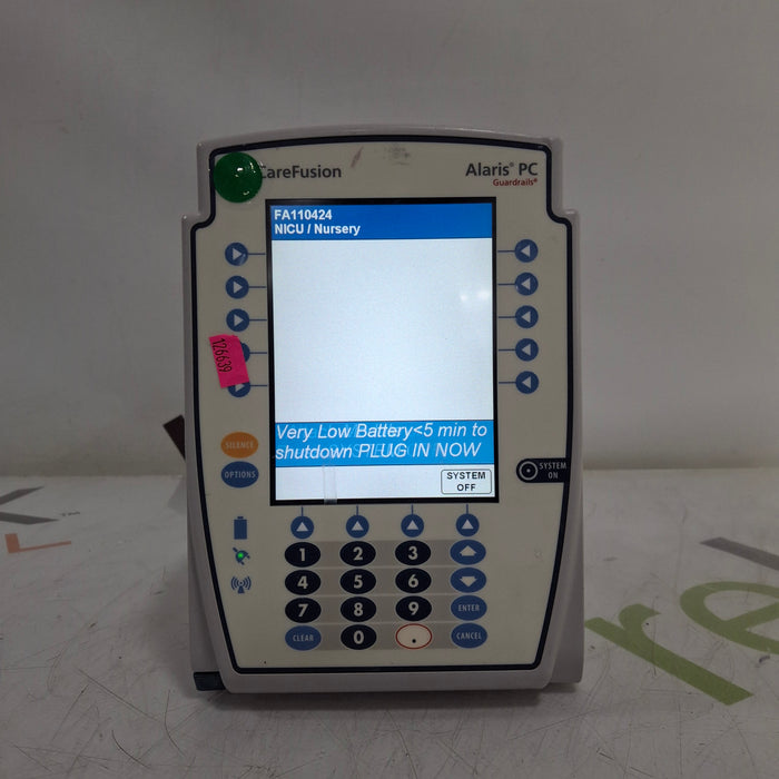 CareFusion Alaris 8015 Large Screen POC Infusion Pump