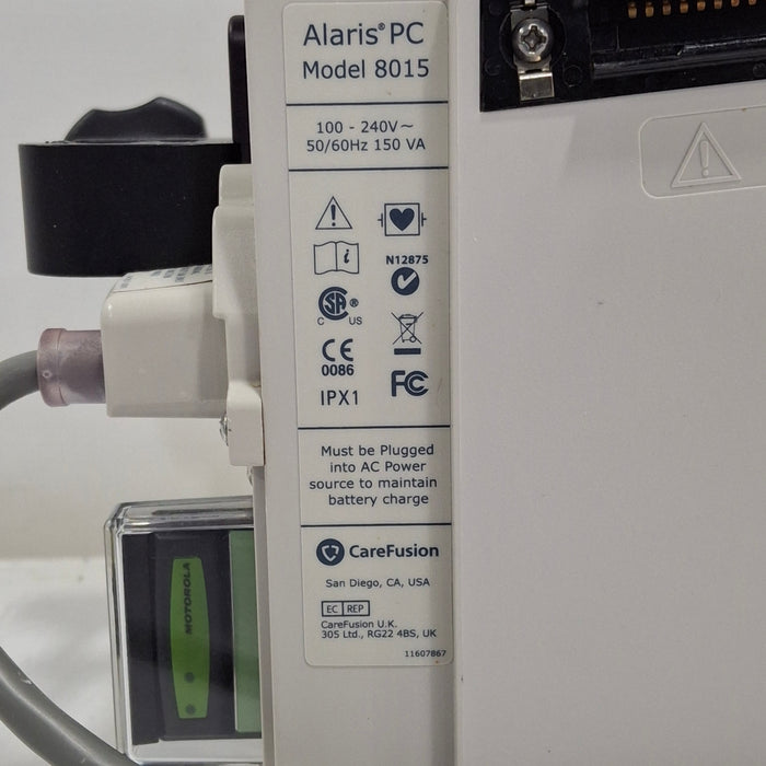 CareFusion Alaris 8015 Large Screen POC Infusion Pump