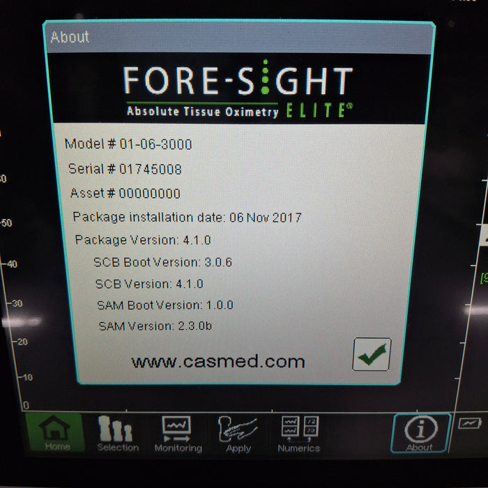 CASMED CASMED Foresight Elite Patient Monitor Patient Monitors reLink Online