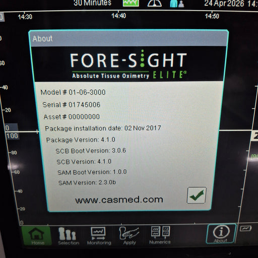 CASMED CASMED Foresight Elite Patient Monitor Patient Monitors reLink Online