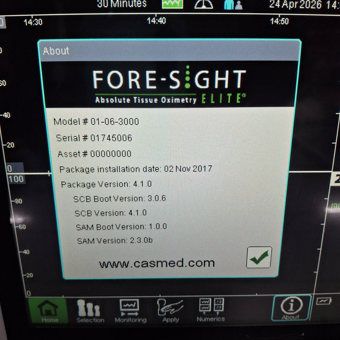 CASMED Foresight Elite Patient Monitor