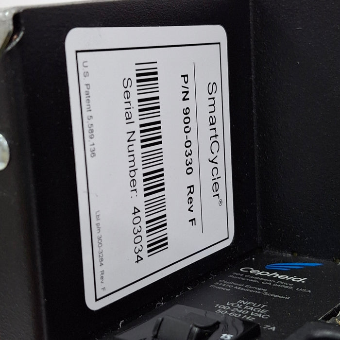 Cepheid SmartCycler 900-0330 Thermal Cycler