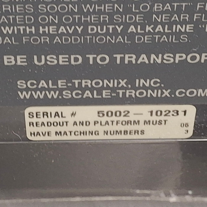 Scale-Tronix ST 5002 Scale