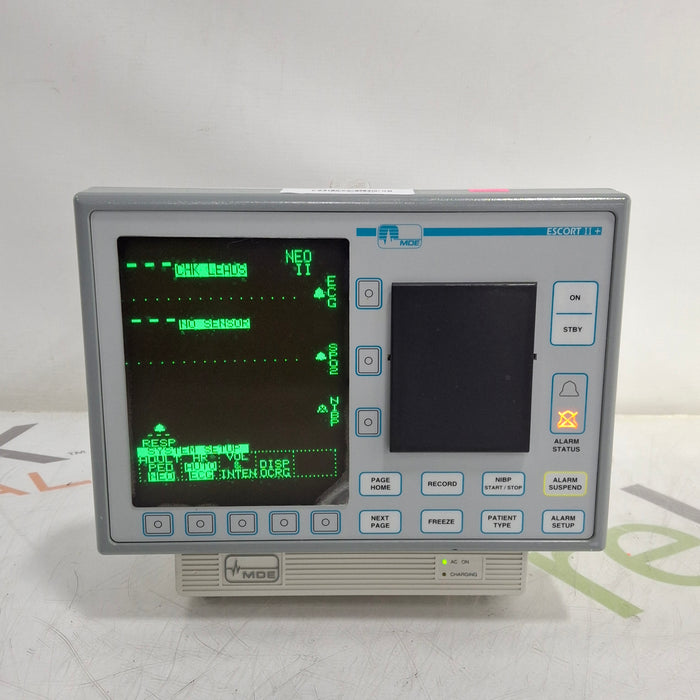 MDE Escort II + Patient Monitor