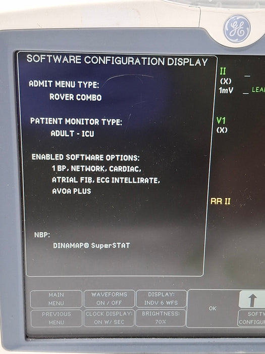 GE Healthcare Dash 5000 - GE/Nellcor SpO2 Patient Monitor