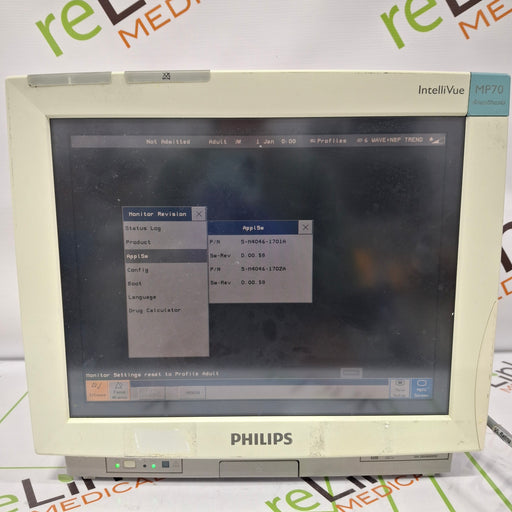 Philips Philips IntelliVue MP70 - Anesthesia Patient Monitor Patient Monitors reLink Online