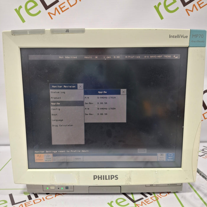 Philips IntelliVue MP70 - Anesthesia Patient Monitor
