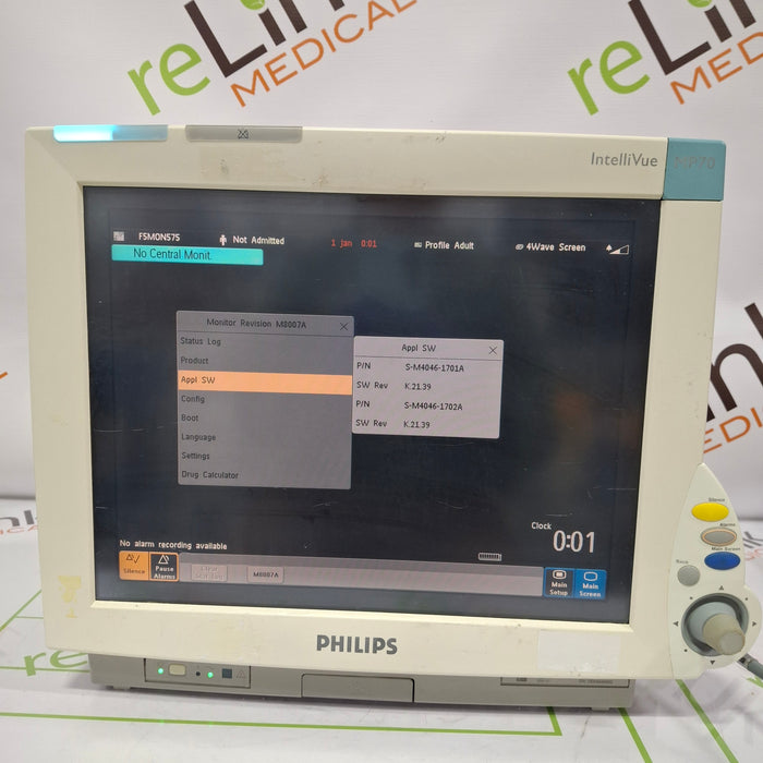 Philips IntelliVue MP70 Patient Monitor