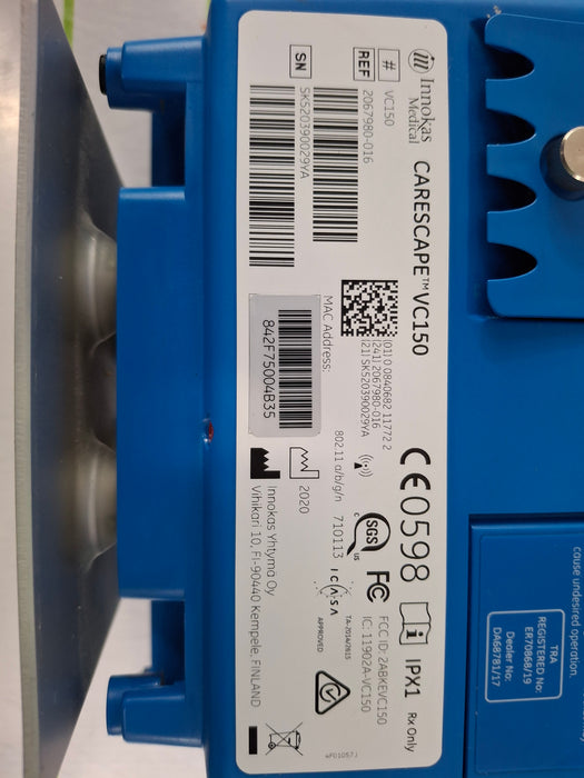 GE Healthcare Carescape VC150 Nellcor Vital Signs Monitor
