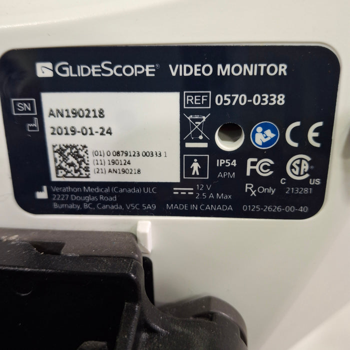 Verathon Medical, Inc Glidescope Video Laryngoscope
