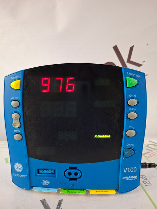 GE Healthcare GE Healthcare Dinamap V100 - NIBP, SpO2 Vital Signs Monitor Patient Monitors reLink Online