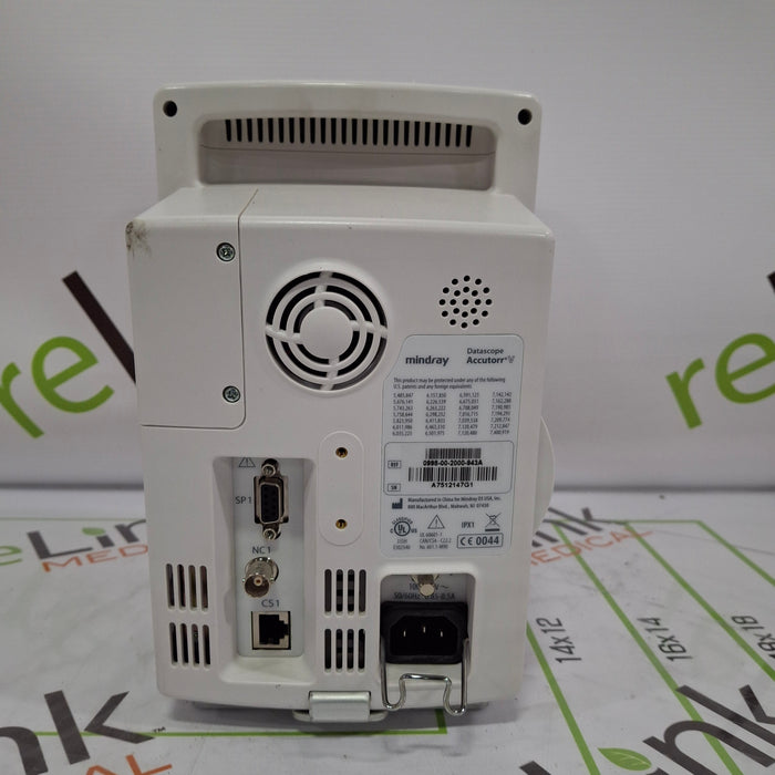 Mindray Datascope Accutorr V Vital Signs Monitor