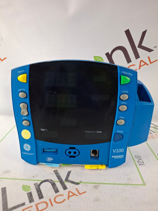 GE Healthcare Dinamap V100 - NIBP, SpO2, Temp Vital Signs Monitor
