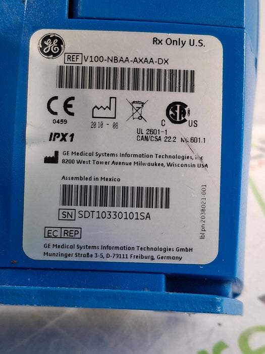 GE Healthcare Dinamap V100 - NIBP, SpO2, Temp Vital Signs Monitor