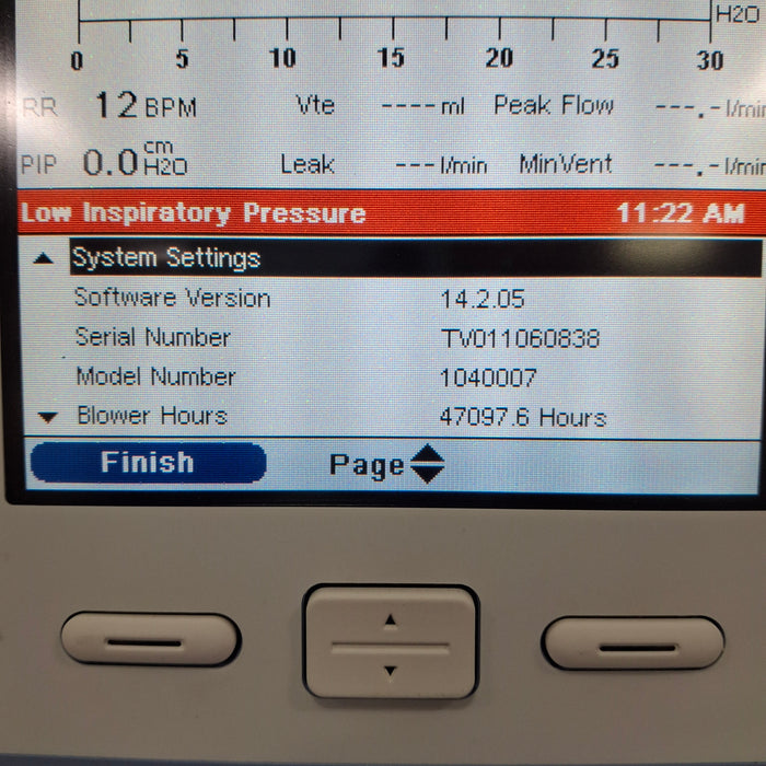 Respironics Trilogy 202 Ventilator