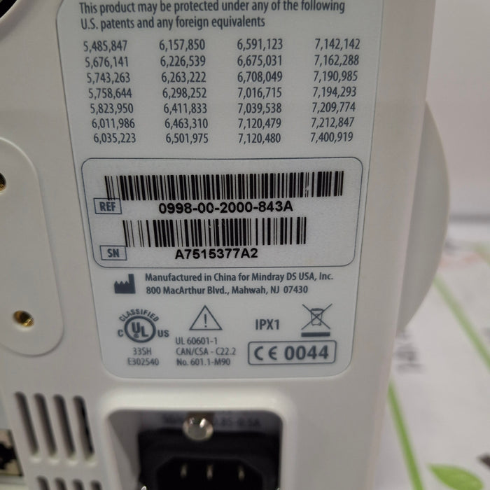 Mindray Datascope Accutorr V Vital Signs Monitor