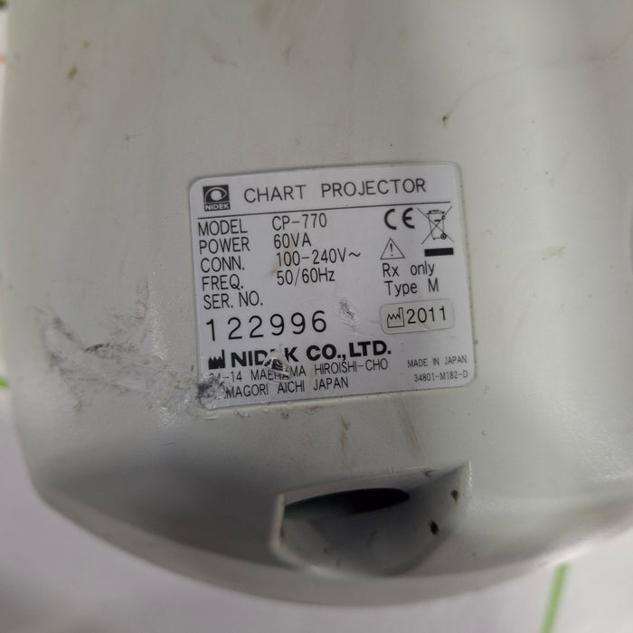 Nidek Nidek CP-770 Chart Projector Ophthalmology reLink Online