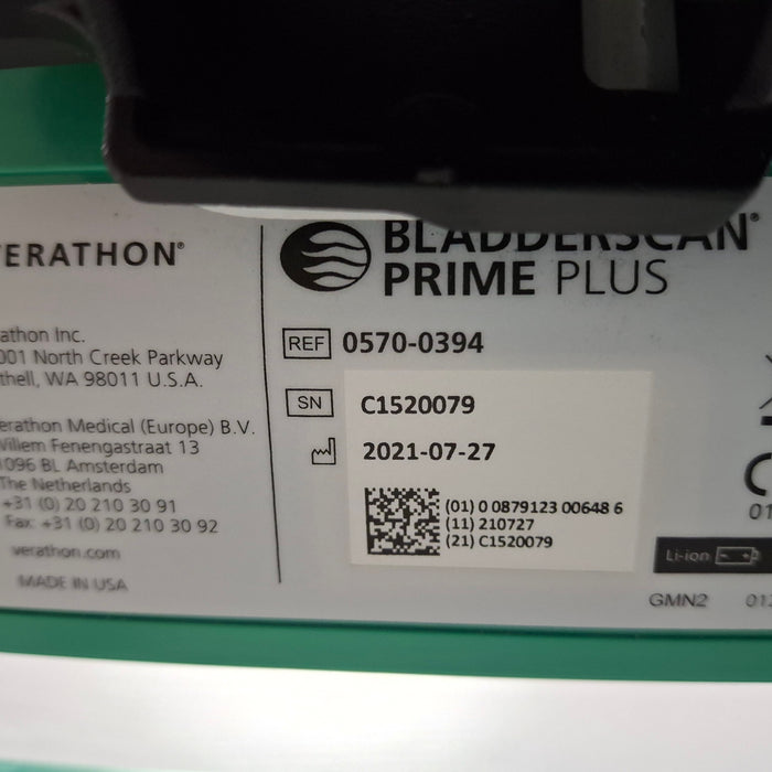 Verathon Medical, Inc Prime Plus Bladder Scanner